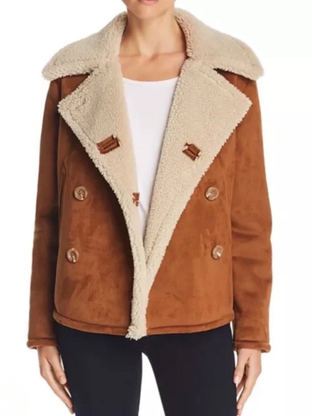 Mother Faux Shearling Jacket